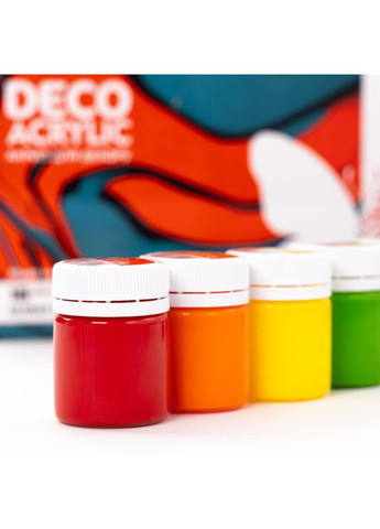 Набор акриловых красок для глянцевого декора 18×20мл Rosa Talent (362661510)