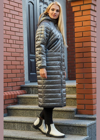 Металл демисезонное Пальто Viola (01040-blue44) MioRichi