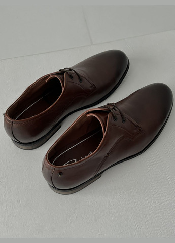 Коричневые классические туфли Respect на шнурках