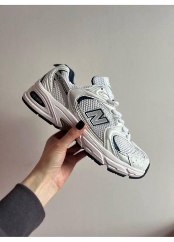 КРОСІВКИ ЖІНОЧІ NEW BALANCE 530 SILVER WHITE V3 НЬЮ БЕЛАНС 530 No Brand білі демісезони (367171032)