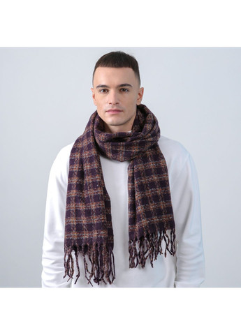 Палантин чоловічий клітинка кашемір ПОНГО 952-645 LuckyLOOK 952-645М (368194379)