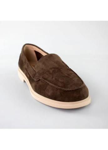 Allshoes Лоферы Женские Замшевые Коричневые Демисезонные Классические Seli коричневый з, китай — демисезон (395635751)