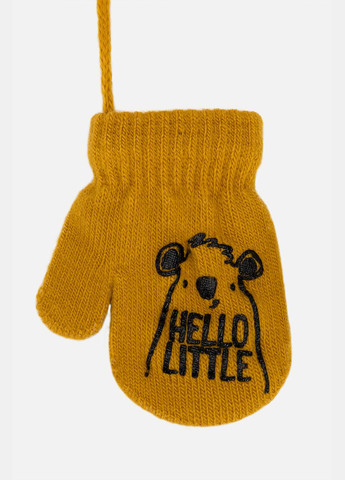 Варежки для мальчика цвет горчичный ЦБ-00232740 YO! (297914133)