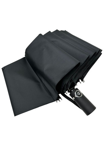 Чорна чоловіча складана парасолька автоматична Toprain (288188348)