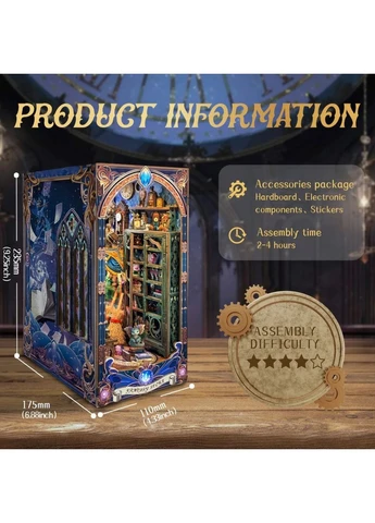Бук Нук Магазин Фэнтези конструктор Book Nook Fantasy Store SQ-25 No Brand (362452916)