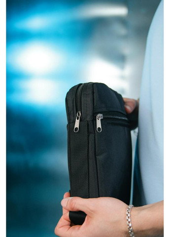 Барсетка мужская маленькая повседневная, молодежная модель собственного производства с карманами Intruder (348782120)