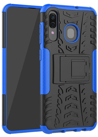 Чехолнакладка Dazzle Kickstand 2 in 1 Case Samsung Galaxy A20/A30 Blue Toto (301780969)