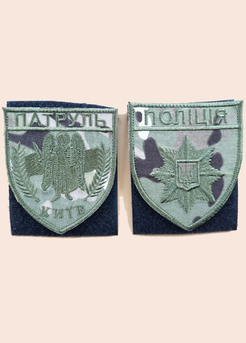 Шеврон Патруль Поліції Київ на мультикамі No Brand (336381983)