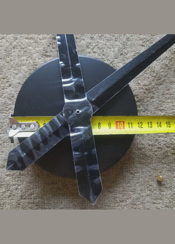 Годинник настінний дзеркальний срібний 120см Цифри англо-арабські 3D Б230-47' No Brand (302243130)