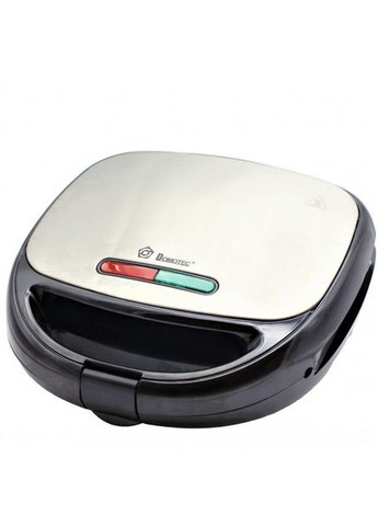Вафельница бутербродница сэндвичница гриль электрическая 4 в 1 со съемными формами MS 7704 PRO Черная Domotec (306716843)