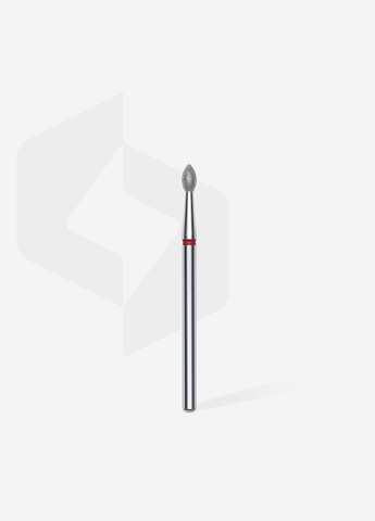 Фреза алмазна staleks pro почка гостра червона діаметр 2,5 мм / робоча частина 4,5 мм Stalex (306548003)