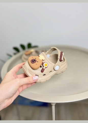 Дитячі крокси бежеві 1529 No Brand (336383430)