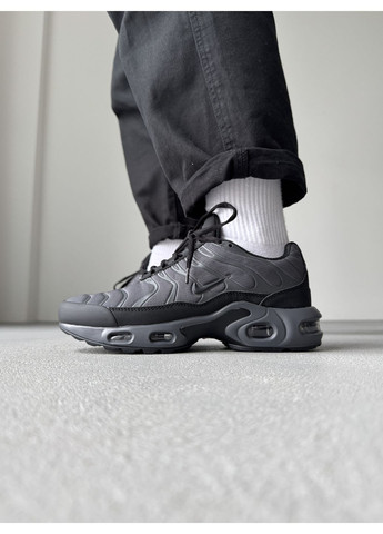 КРОССОВКИ ЖЕНСКИЕ NIKE AIR MAX TN PLUS GTX GREY / BLACK НАЙК АИР МАКС ТН ПЛЮС No Brand серые демисезоны (367170642)