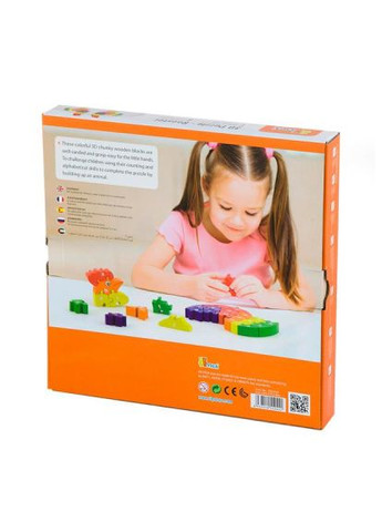 Пазл дерев'яний Півник по літерах (55244N) Viga Toys дерев'яний Півник по літерах (371480319)