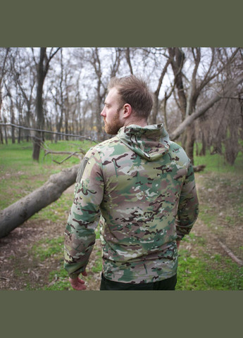 Куртка тактична Double Weave HOOD мультикам Klost (325879566)