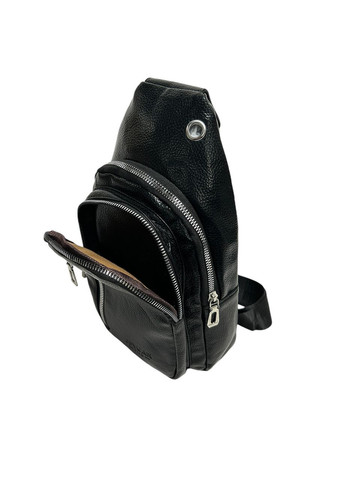 Мужская сумка из эко-кожи 1557-1 черная 30 х 18 х 7 No Brand (371682707)