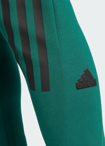 Зеленые спортивные демисезонные брюки adidas