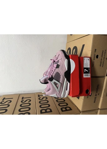 Розовые летние кроссовки nike air jordan 4 orchid pink найк аир джордан No Brand