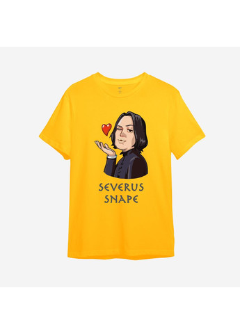 Оранжевая демисезонная детская футболка с принтом "severus snape". гарри поттер (10950826515) ТiШОТКА