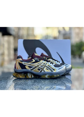 Сірі кросівки чоловічі asics gel-quantum kinetic gold silver асікс гель сірі демісезон No Brand