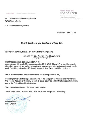 Возбуждающие капли для женщин ERO Spainish Fly, 30 мл Hot (331161666)