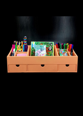 Органайзер настільний з дерева Адолфо грейпфрут (КНЦ-008454) No Brand (328230350)