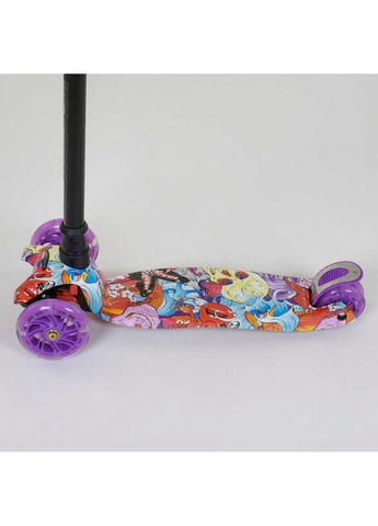 Самокат дитячий пластмасовий з алюмінієвою трубкою керма + 4 колеса Best Scooter (282593231)