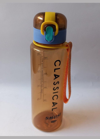 Бутылка с фильтром Classical пластиковая объем 800мл оранжевый No Brand (300079550)