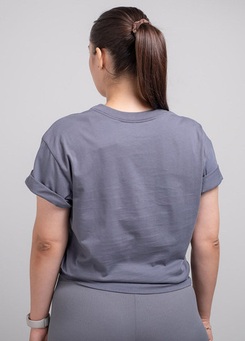 Сіра літня футболка жіноча 102529 Power