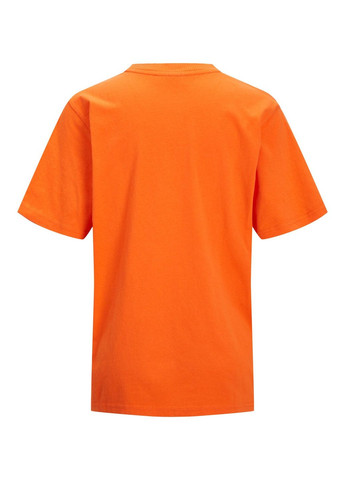 Футболка basic,оранжевый с принтом,JJXX Jack & Jones - (273386857)
