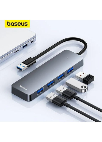 USB Хаб на 4 порти USB 3.0 Baseus (369623701)