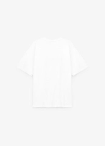 Біла футболка з принтом чоловіча 4039bp shop (2000990989895) Demos