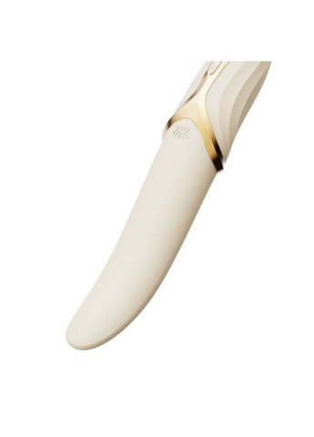 Вібратор EVE Ivory White, вібрація + ротація, імітація язичка, підігрів до 39 °C Zalo (296492232)