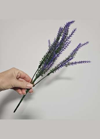 Лаванда фиолетовая цветок искусственный 1 ветка A.G. (313867311)