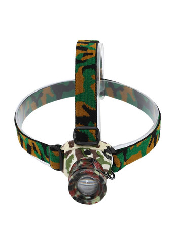 Ліхтарик налобний (пластик, 1 Cree, лінза, на акумуляторі, камуфляж) (6805BM) SP-Sport (361438543)