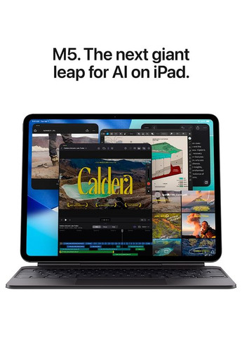 Планшет iPad Pro 13" (8 Gen) Wi-Fi + Cellular 256GB со стандартным glass Silver (ME7X4TY/A) Apple (366828693)