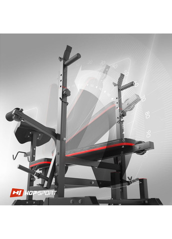 Скамейка тренировочная HS-1075 Pro с партой Скотта Hop-Sport (365718047)