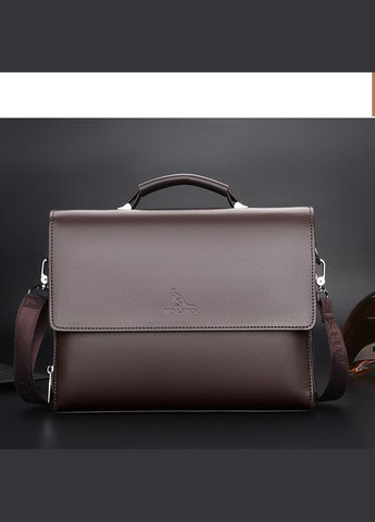 Мужская сумка-портфель коричневая для документов Kangaroo (296487527)