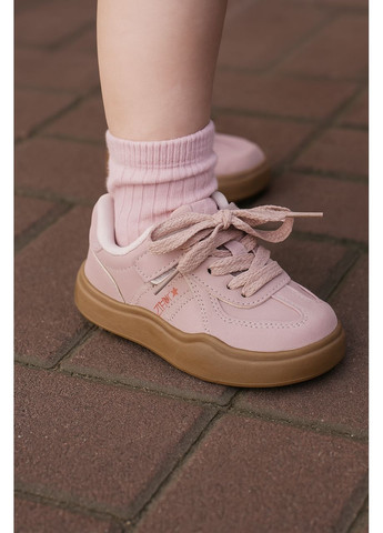 Рожеві кеди дитячі для дівчинки рожеві (d00105-3) Paliament