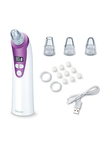 Масажер для обличчя вакуумний, акумулятор, USB, 3 режими, Beurer (315349774)