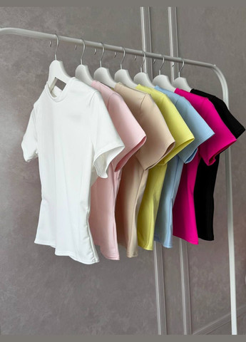 Жіноча лимонна футболка No Brand - (336544652)