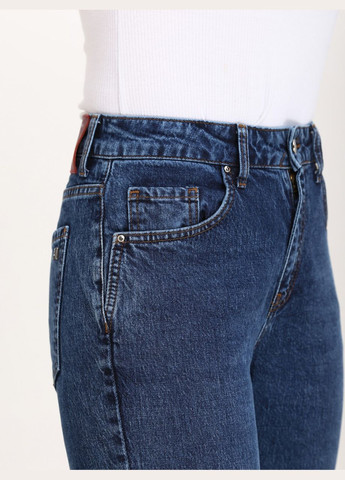 Джинси жіночі МОМ сині варені MOM Angelina Mara - (297373588)