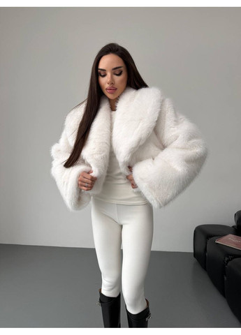 Укороченная шуба из меха из шерсти и ангоры ❄️❄️❄️ Україна (369563134)