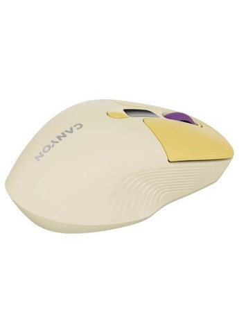 Мишка Canyon (CNS-CMSW26Y) VAG MW-26 LCD Silent Wireless/Bluetooth Yellow (366650874)