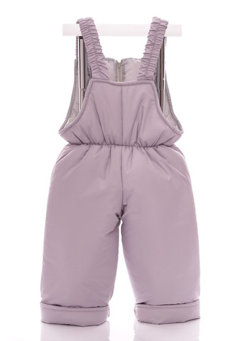 Серый зимний комбинезон на синтепоне галактика ноль подстежка серый коричневый мех 86 см (50722) BABYKROHA