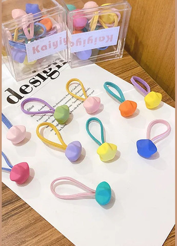 Набор резинок для волос в пластиковой баночке "Дорогие сердца звезды 1", 10 шт. Анна Ясеницька (301941577)