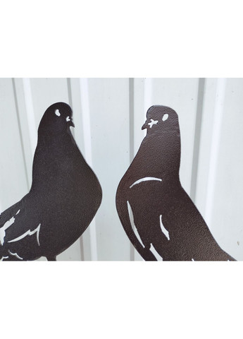 Флюгер на будинок Голуби №2 з металу 3 мм, флюгер на дах будинку No Brand (368896614)