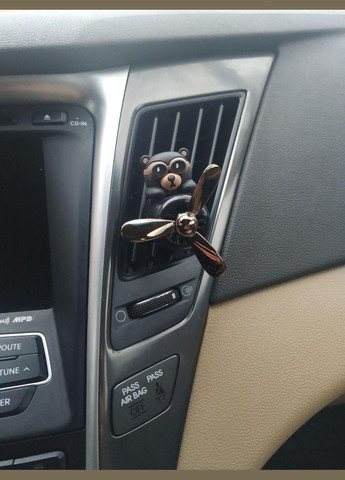 Автомобільний Ароматизатор Bear Black Мішка Пілот Чорний багаторазовий Pilot (322463287)