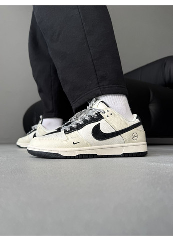 КРОССОВКИ ЖЕНСКИЕ NIKE SB DUNK BLACK / BEIGE НАЙК СБ ДАНК No Brand чёрные демисезоны (367173782)