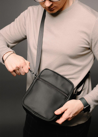 Кожаная сумка-мессенджер через плечо Vishnya (317574230)